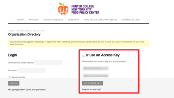 Edit your listing with an access key